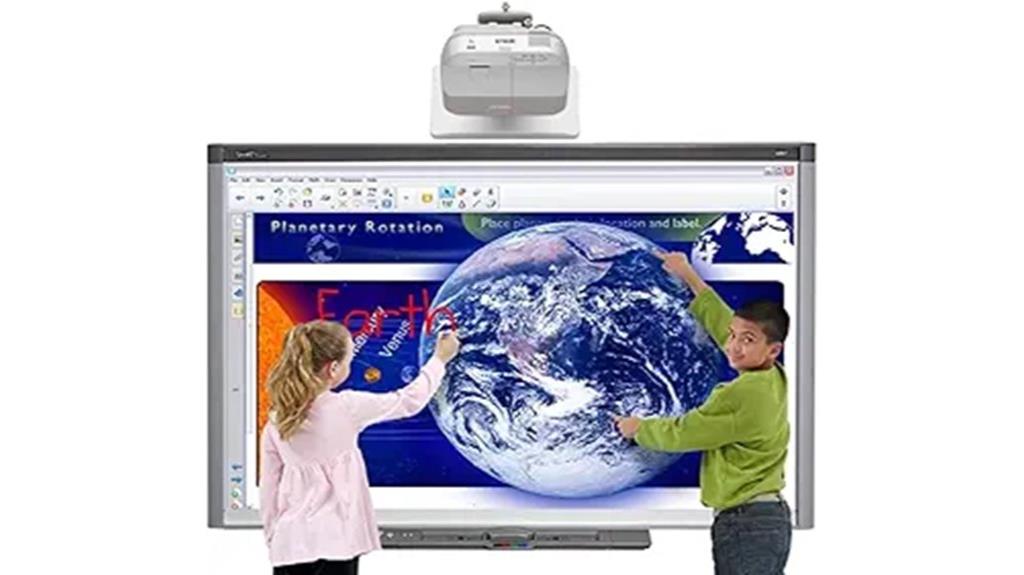 high resolution interactive display