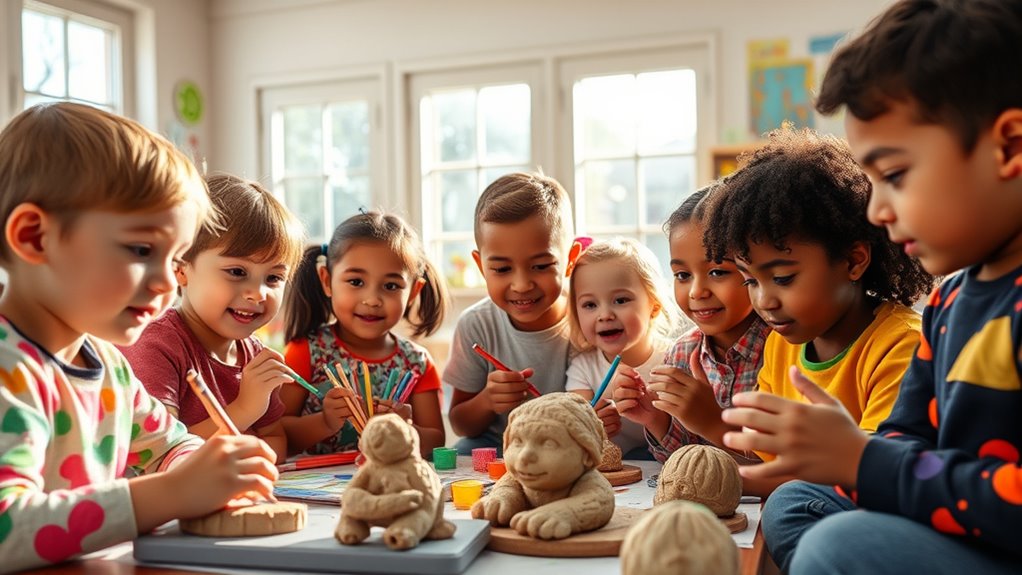 inclusive art activity adaptations