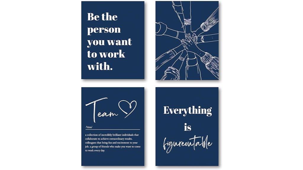 inspirational wall art set