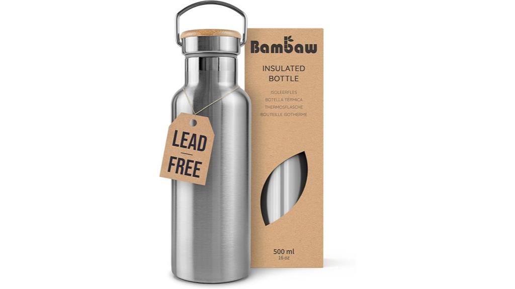 insulated metal water bottle