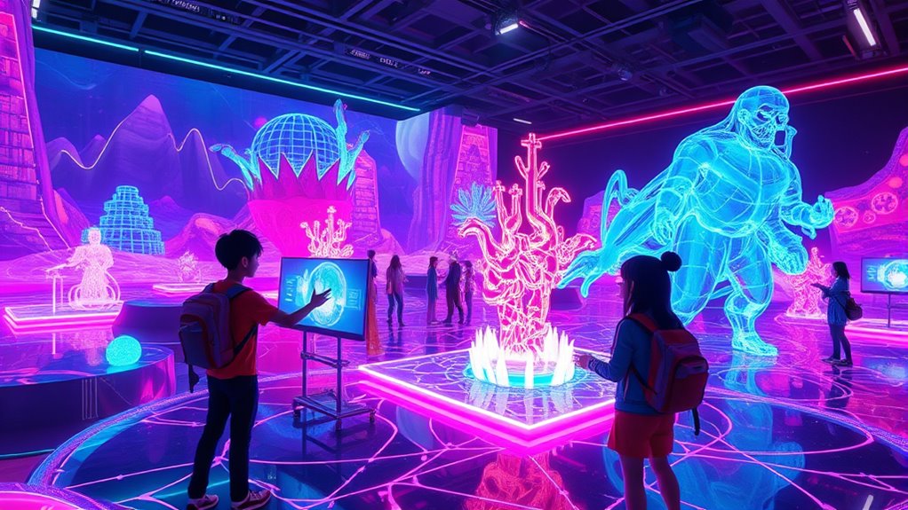 interactive augmented reality art