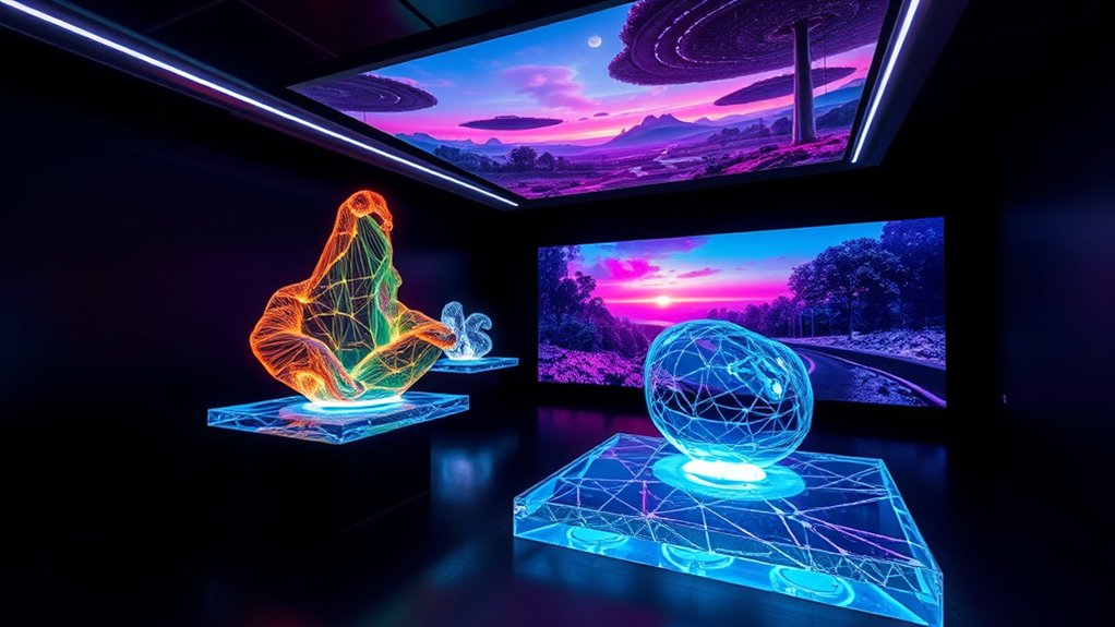 interactive immersive digital art