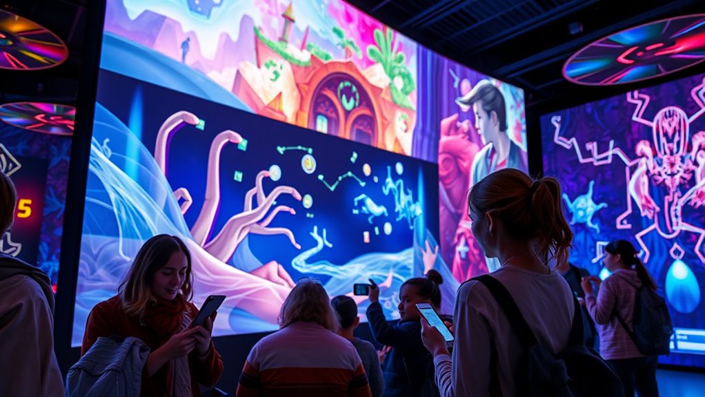 interactive narrative enhances emotional immersion