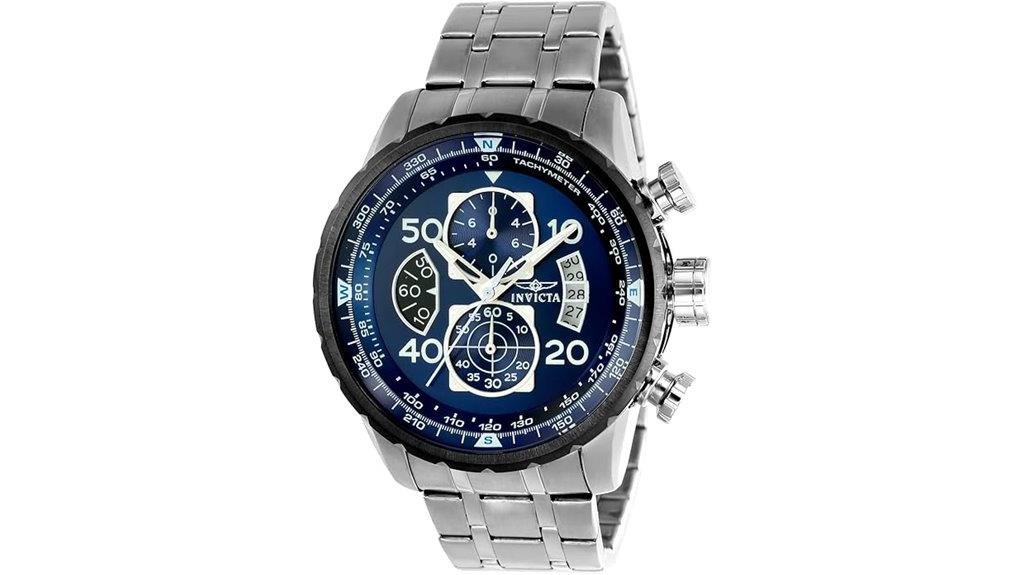 invicta aviator quartz watch
