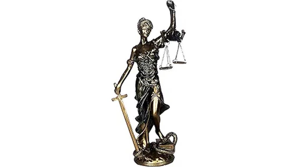 justice scale law decor