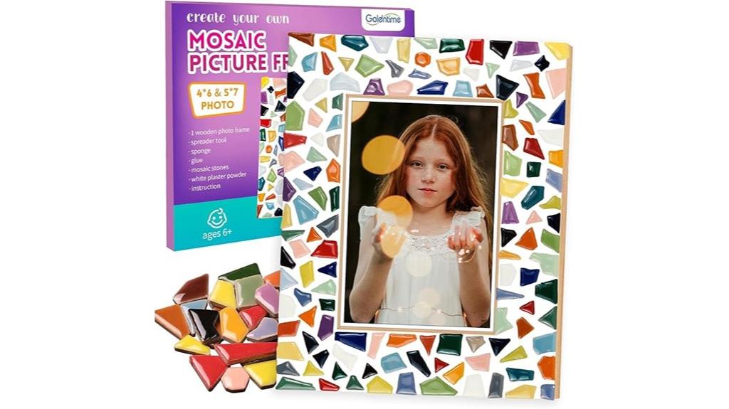 kids custom mosaic frame