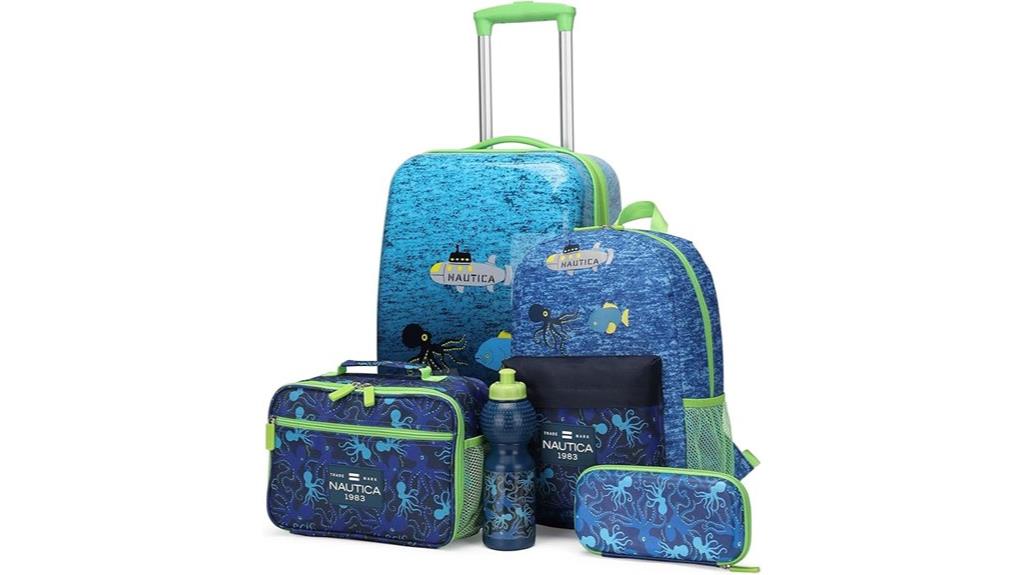 kids hardside travel set
