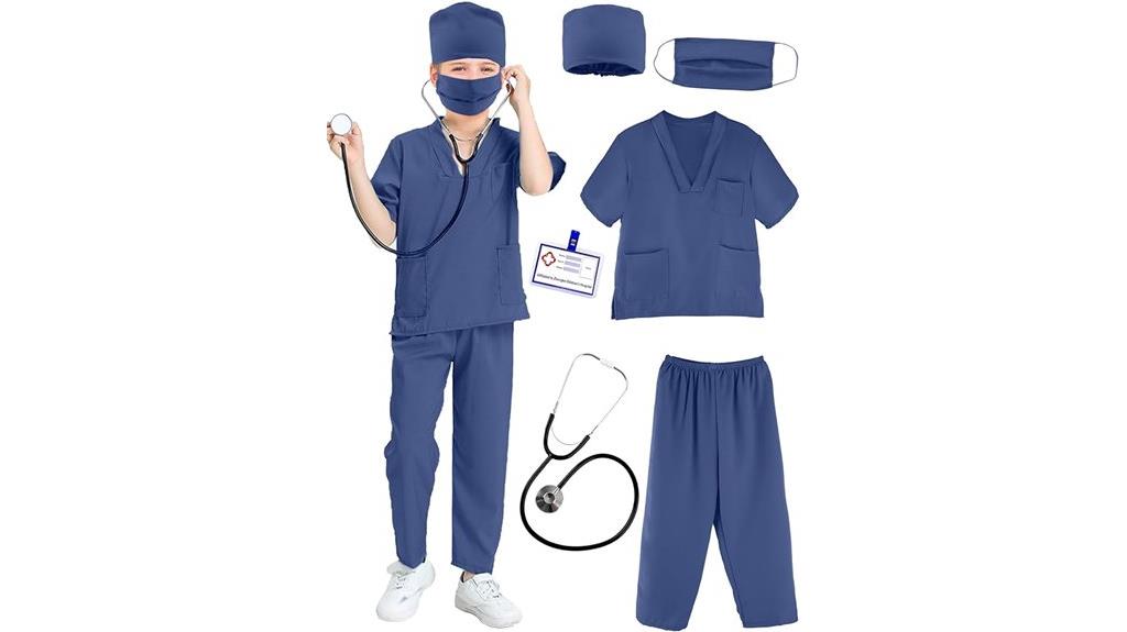 kids medical costume set