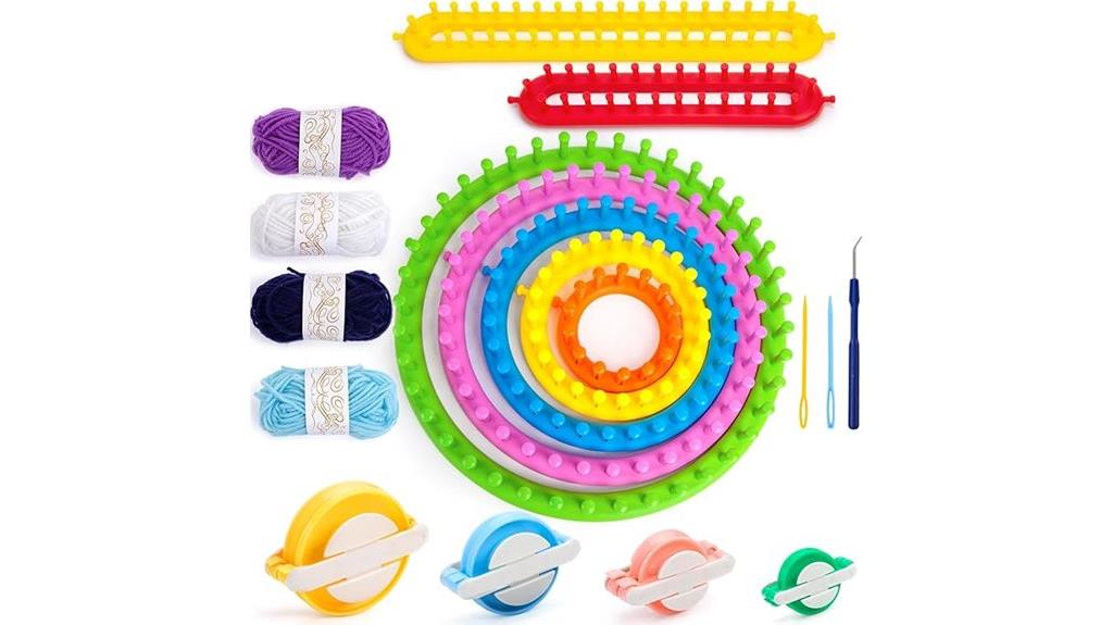 knitting looms with accessories