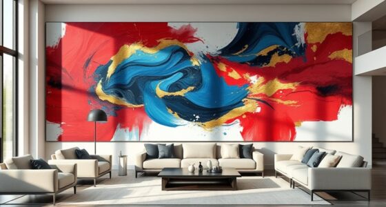 large abstract art displays