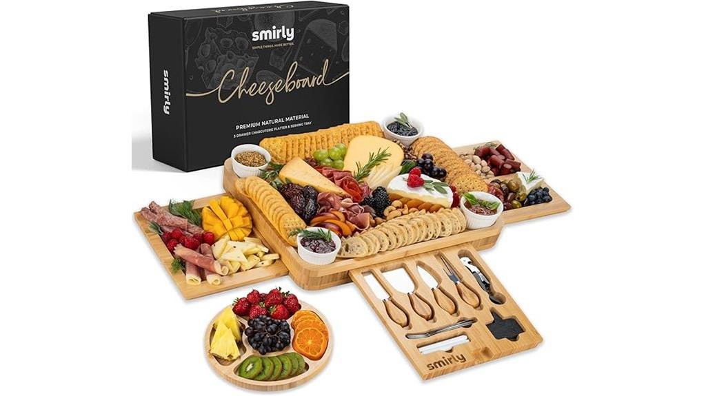large bamboo cheese board