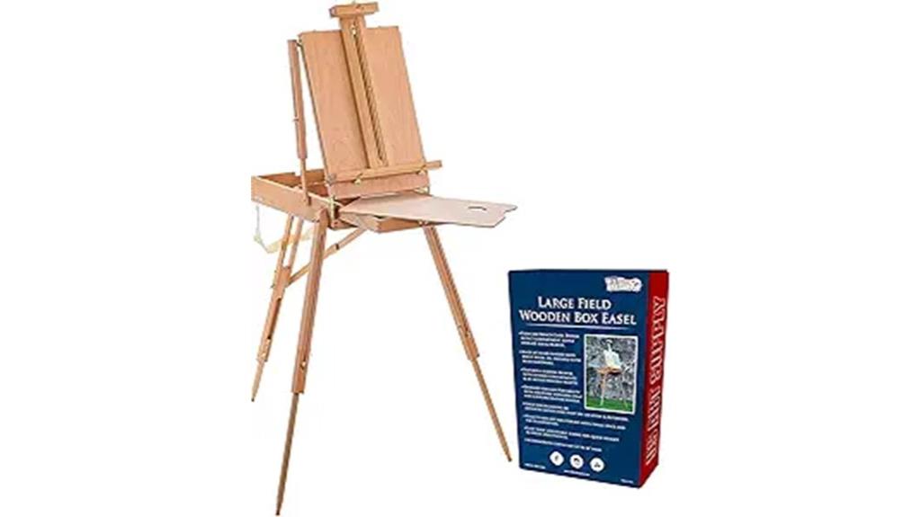 large beechwood french easel