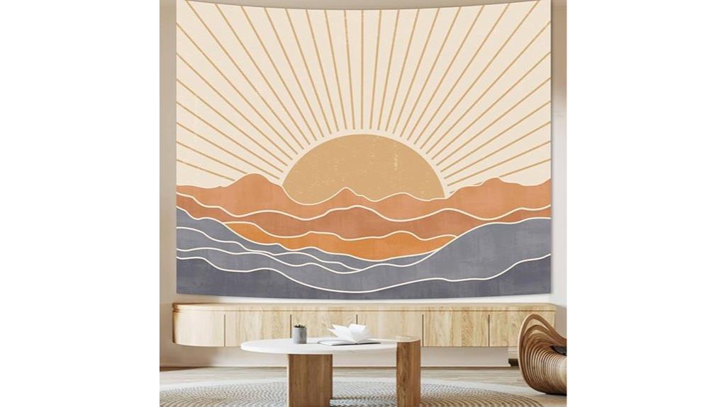 large boho wall hanging