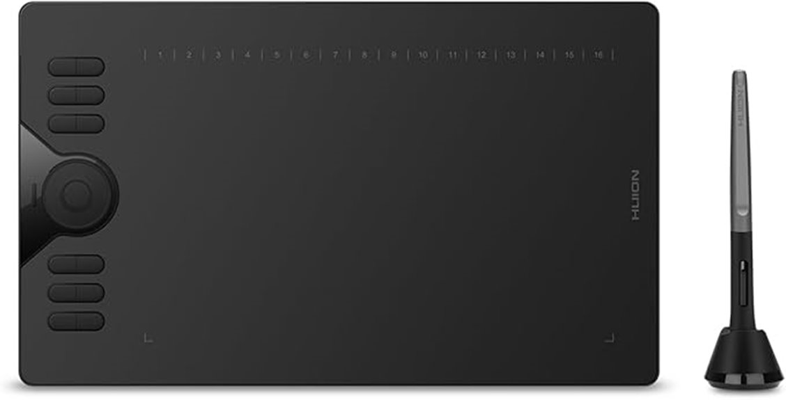 large drawing tablet with stylus