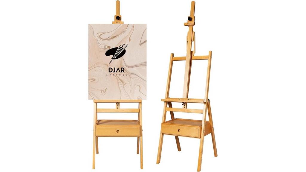 large h frame art easel