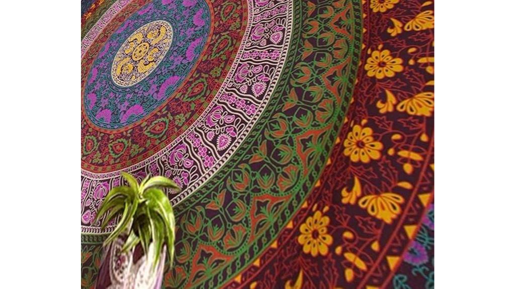 large hippie mandala tapestry