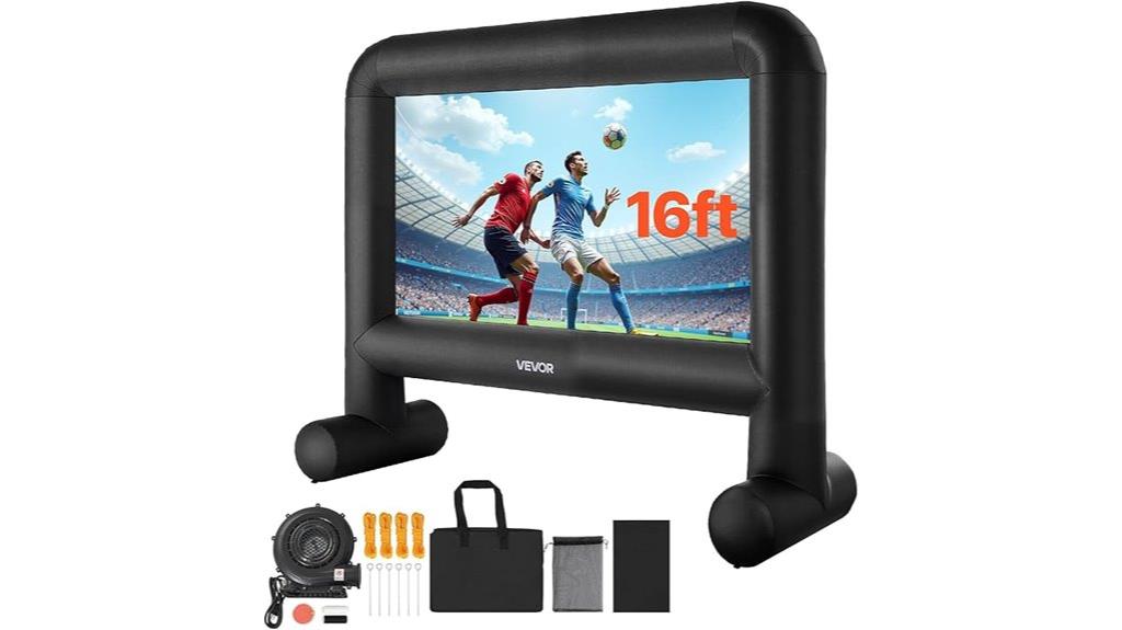 large outdoor inflatable screen