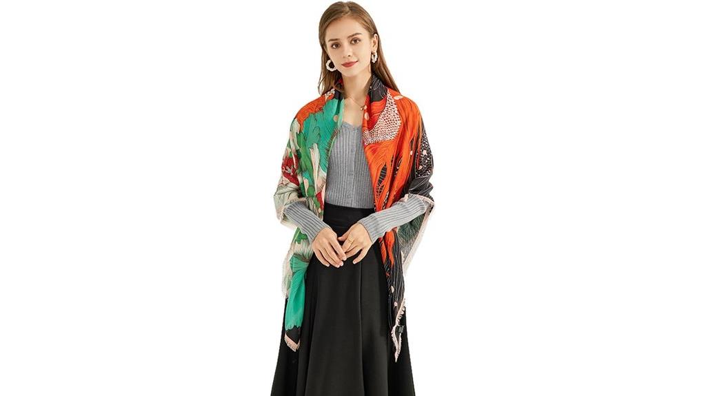 large square silk scarf