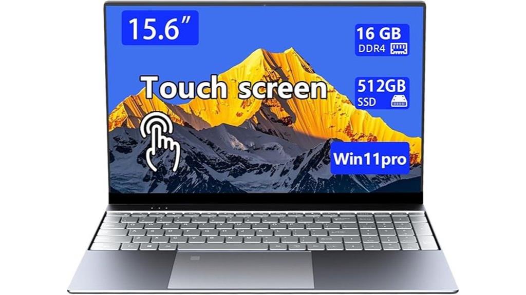large touchscreen portable laptop