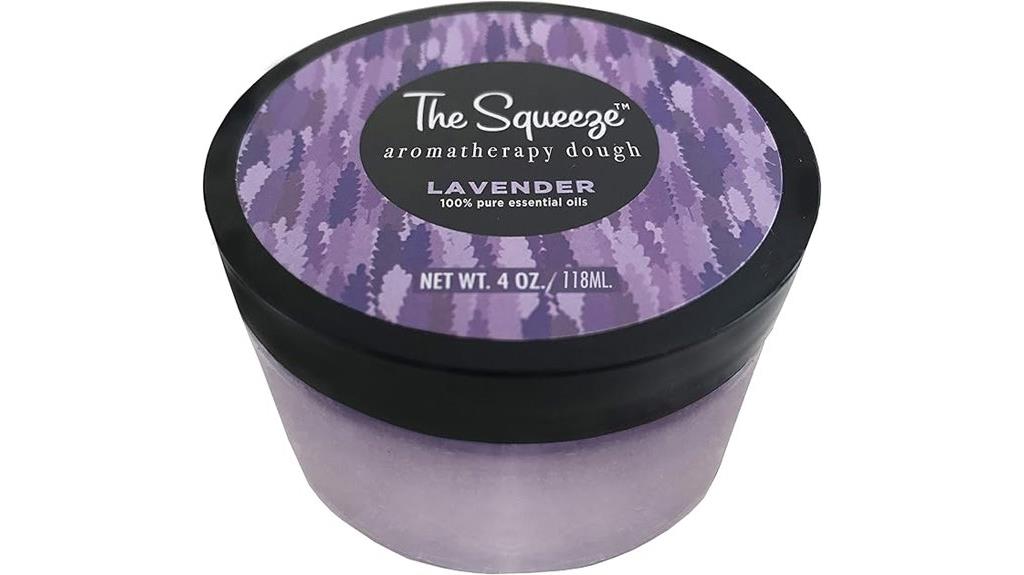 lavender essential oil dough