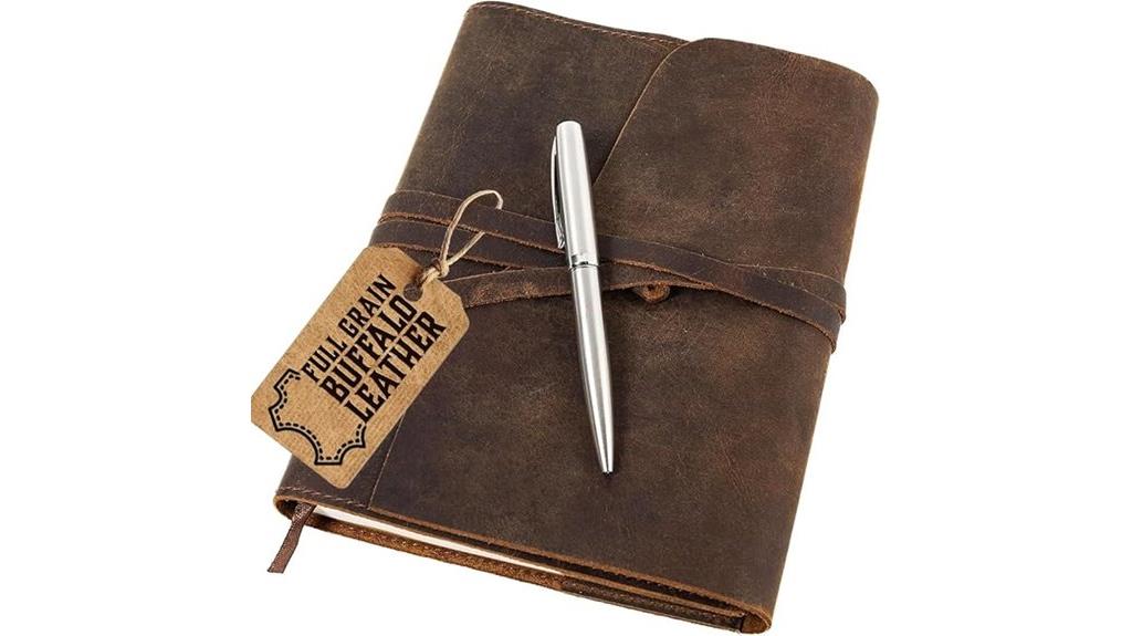 leather travel journal