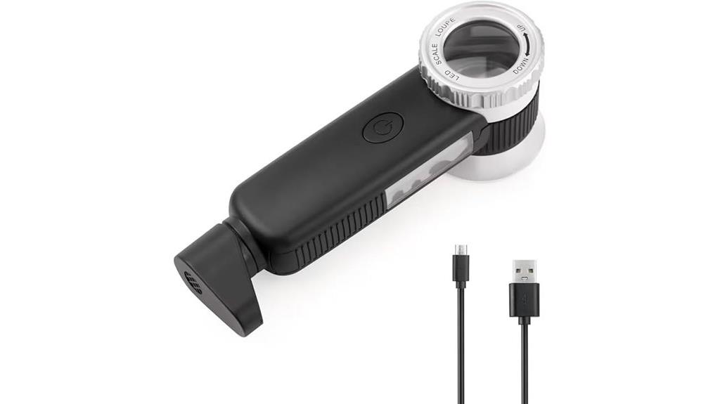 led rechargeable magnifying loupe