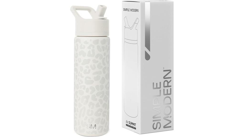leopard stainless steel bottle