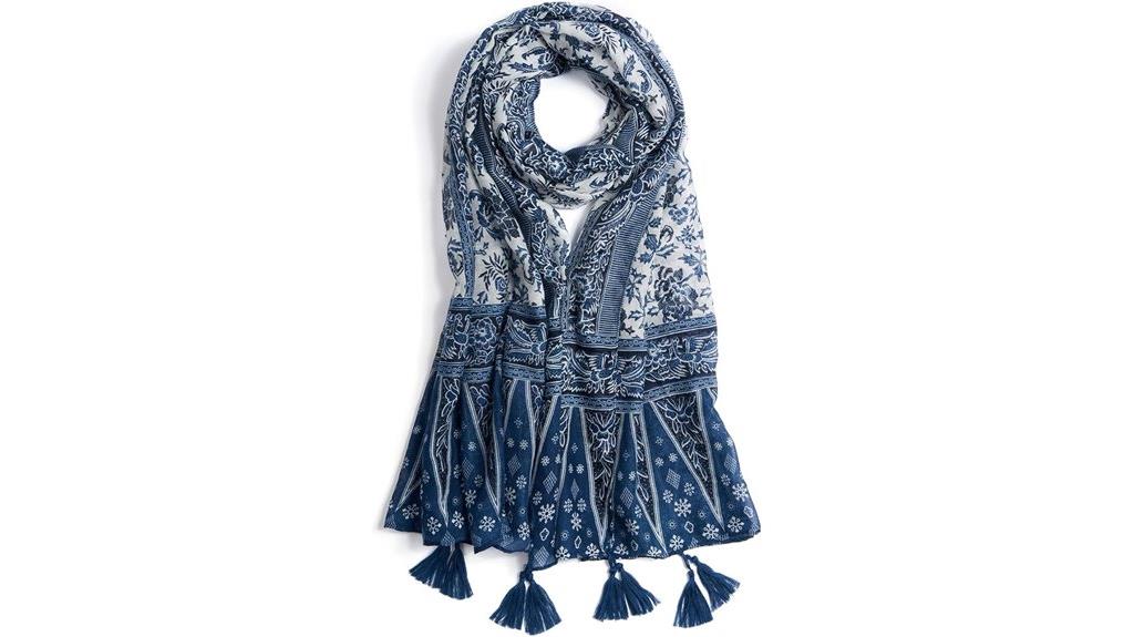 lightweight floral wrap