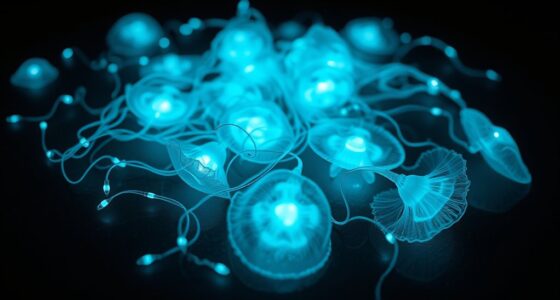 living cell light art