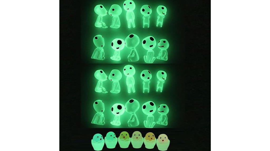 luminous fairy garden decor