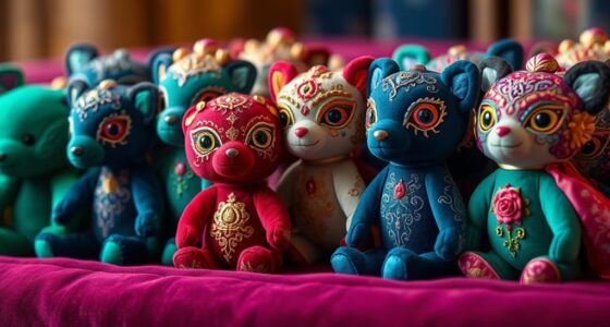 luxurious artistic weighted plush