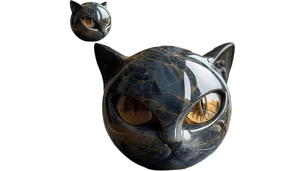 luxurious hand carved cat