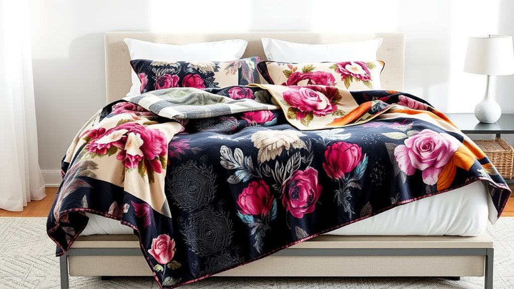 luxury artistic weighted blankets