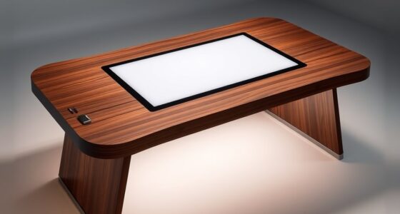 luxury drawing desks with displays