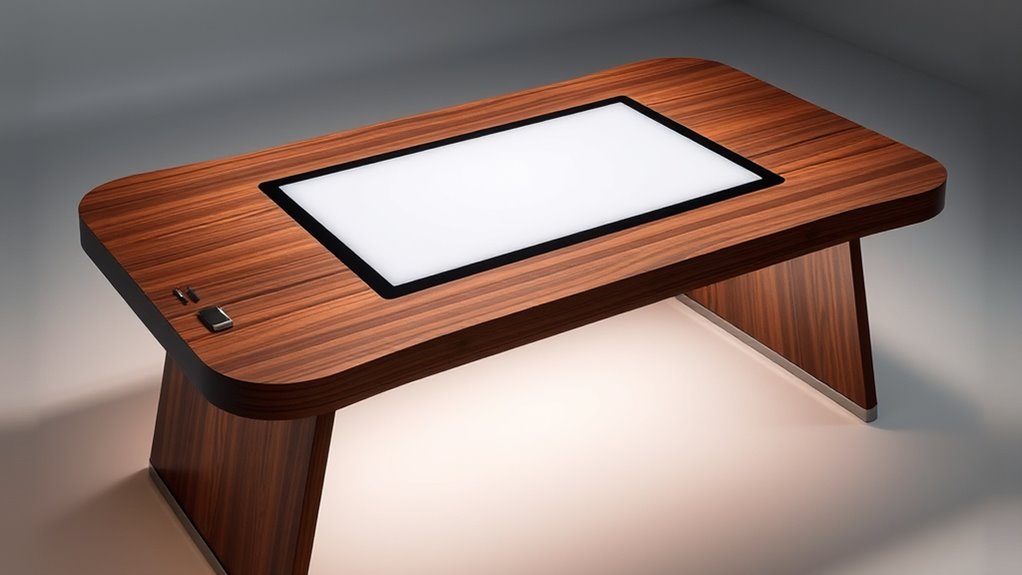 luxury drawing desks with displays