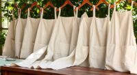 luxury eco friendly linen aprons