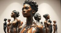luxury multicultural art sculptures