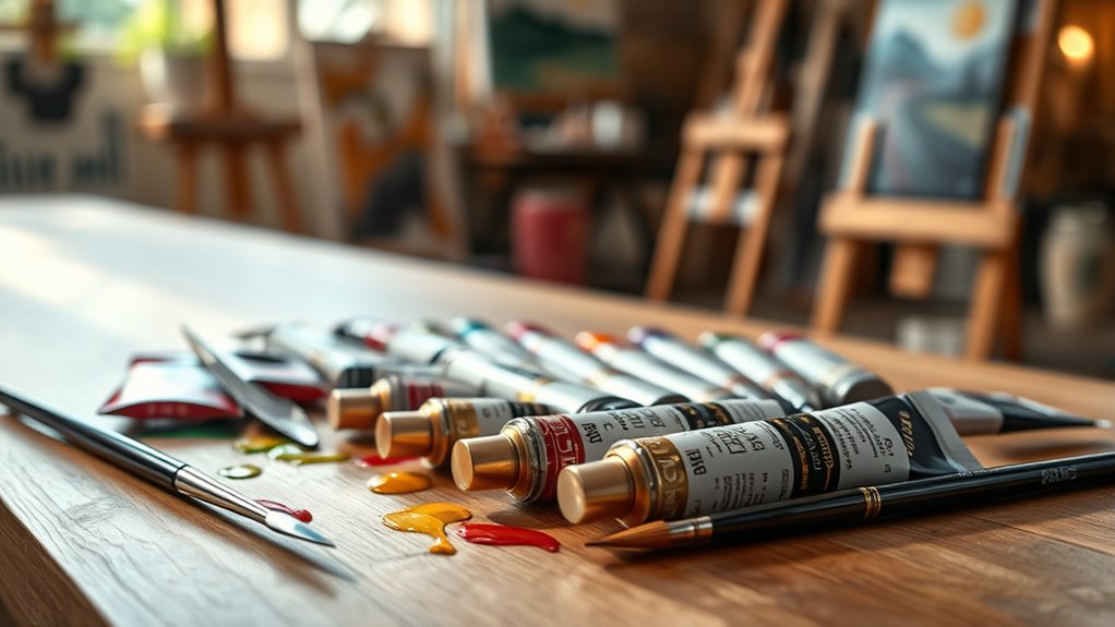 luxury oil paint sets