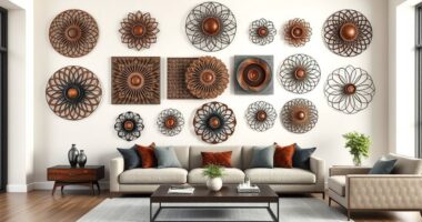 luxury reclaimed iron wall art