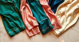 luxury silk sleepwear selection