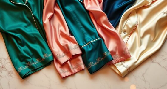 luxury silk sleepwear selection
