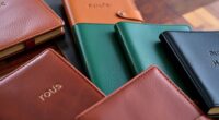luxury sustainable leather journals