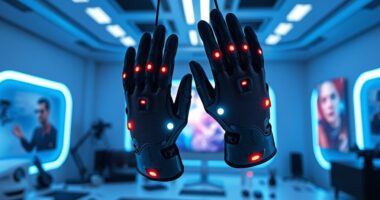 luxury virtual reality gloves