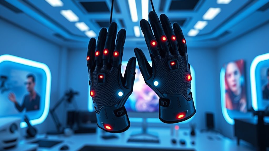 luxury virtual reality gloves