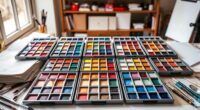 luxury watercolor set selection