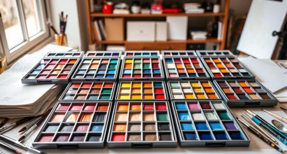 luxury watercolor set selection