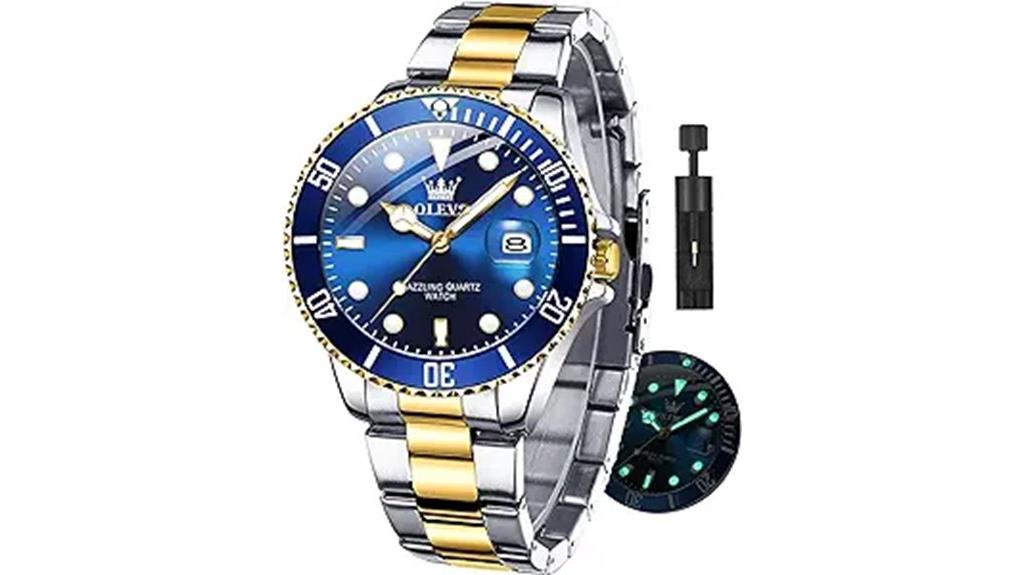 luxury waterproof men s watch