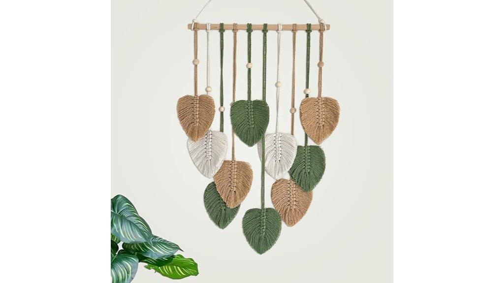 macrame nursery wall hanging