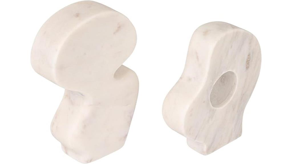 marble sculpture set white