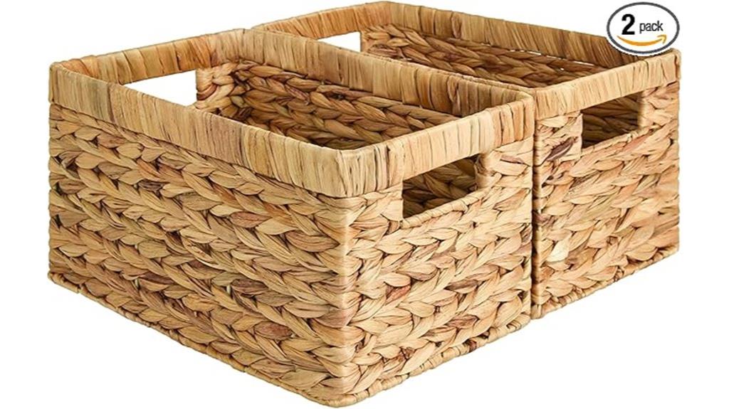medium natural hyacinth baskets